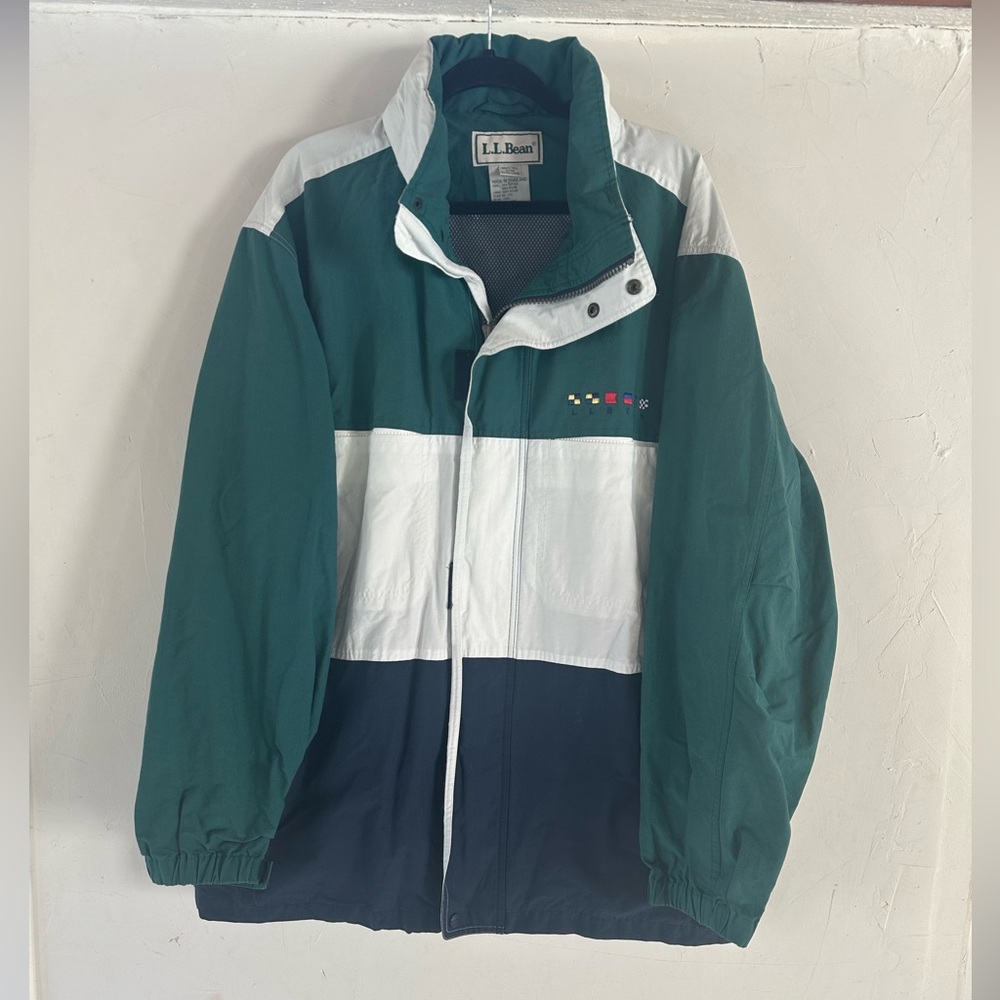 Vintage L.L. Bean Nautical Windbreaker Jacket